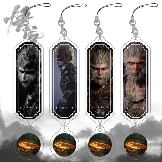 Black Myth Wukong Acrylic Bag/Phone Keychain Pendant